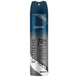 Desodorante Antitranspirante Above Men Extreme Invisible Movement aerossol com 150mL