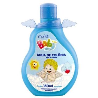 Colônia Infantil Muriel Baby frasco azul com 150mL