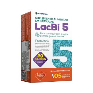 Probiótico LacBi 5, 5 cápsulas