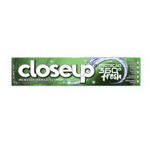 Gel Dental Closeup Proteção 360º Fresh menthol paradise, 1 unidade com 90g