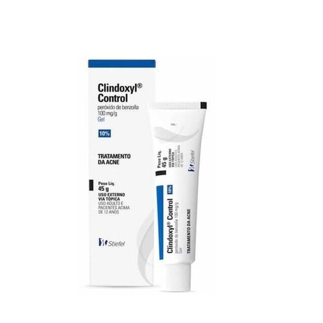 Clindoxyl Control 100mg/g, caixa com 1 bisnaga com 45g de gel de uso dermatológico