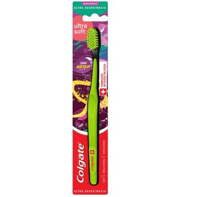 Escova Dental Colgate Ultra Soft macia, sortida com 1 unidade