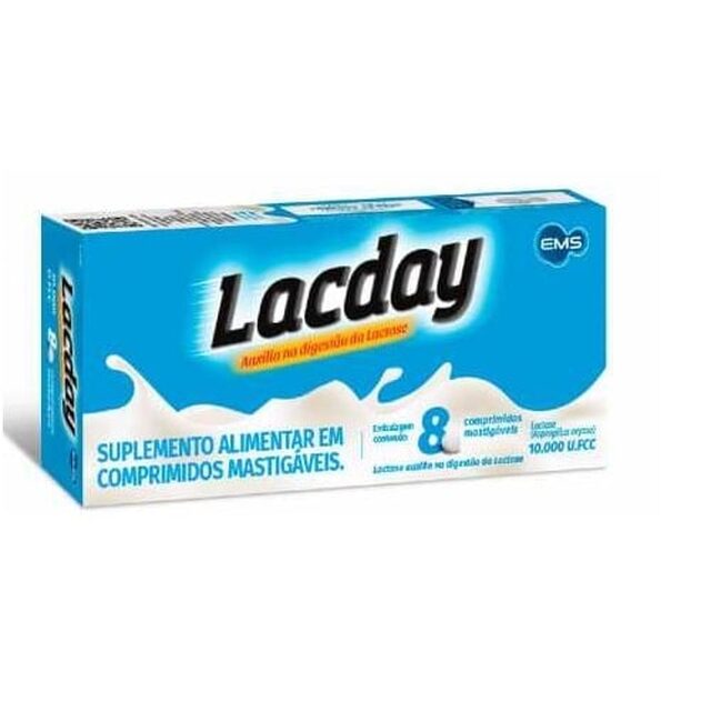 Lacday 10.000 FCC, com 8 tabletes dispersíveis