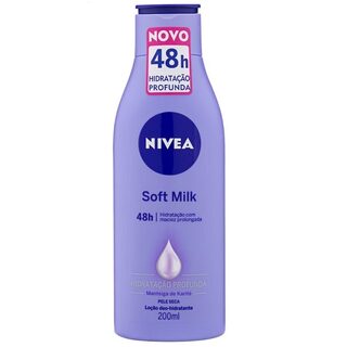 Loção Deo-hidratante Corporal Nivea Soft Milk Pele Seca 200mL