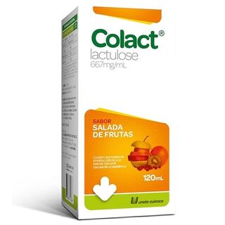 Colact 667mg/mL, caixa com 1 frasco com 120mL de xarope, sabor salada de frutas