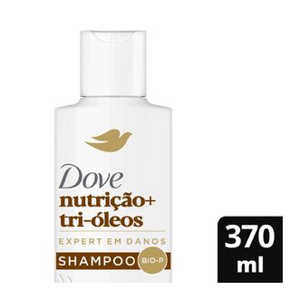 Shampoo Dove Nutrição + Tri-Óleos 370ml