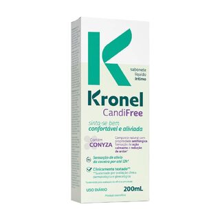 Sabonete Líquido Íntimo Kronel Candifree, 200mL