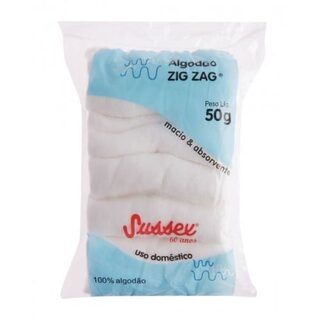 Algodão Sussex Zig-Zag com 50g