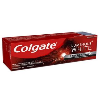 Creme Dental Colgate Luminous White Carvão Ativado 70g