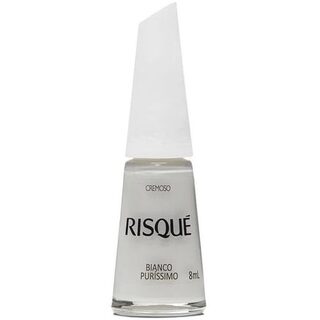 Esmalte Cremoso Risqué Bianco Puríssimo 8mL
