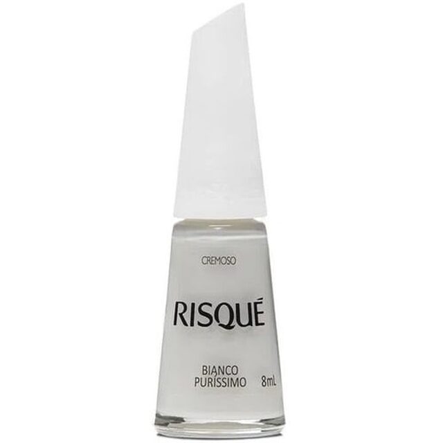 Esmalte Cremoso Risqué Bianco Puríssimo 8mL