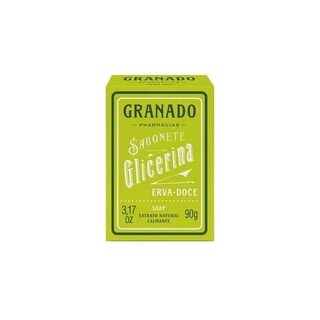 Sabonete Granado Glicerina erva-doce, barra, 1 unidade com 90g