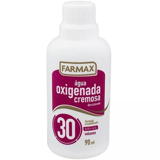Água Oxigenada Cremosa Farmax 30 volumes com 90mL