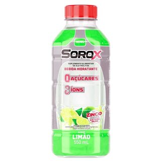 Bebida Hidratante Sorox limão, pet com 550mL