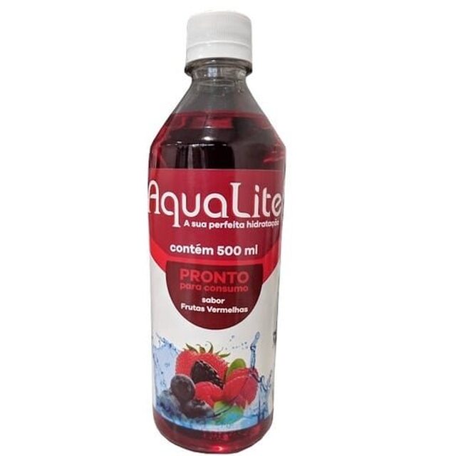 Reidratante Oral NTS AquaLite Frutas Vermelhas, frasco com 500mL