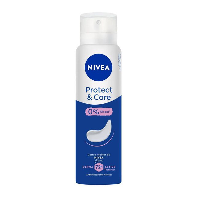 Desodorante Antitranspirante Aerosol Nivea Protect & Care Feminino 48h 100ml