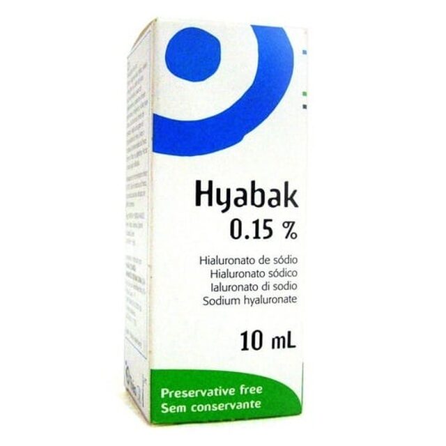 Hyabak, frasco com 10mL de colírio