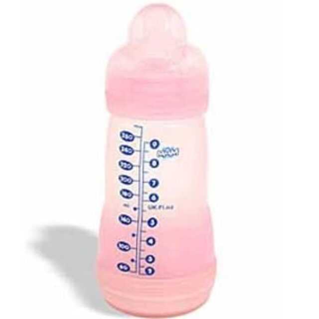 Mamadeira Mam Ultivent girl com capacidade de 260mL