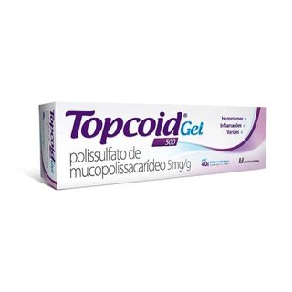 Topcoid 5mg/g, bisnaga com 40g de gel
