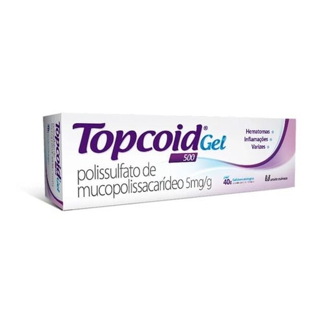 Topcoid 5mg/g, bisnaga com 40g de gel