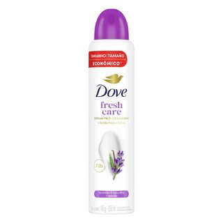 Desodorante Antitranspirante Aerossol Dove Fresh Care Lavanda & Baunilha Feminino 72h 250mL