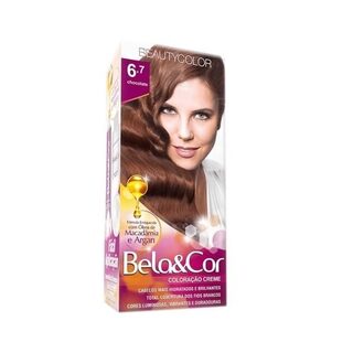 Kit Tintura Beautycolor Bela&amp;Cor nº 6.7 chocolate