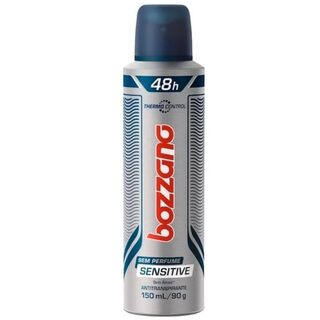 Desodorante Masculino Bozzano sem perfume, sensitive, aerossol, 1 unidade com 150mL
