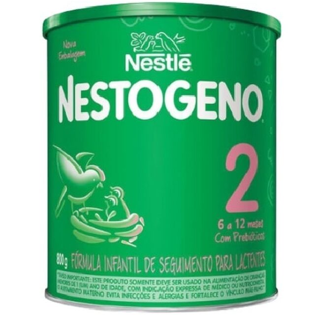 Fórmula Infantil Nestlé Nestogeno 2 - 6 a 12 meses, lata com 800g