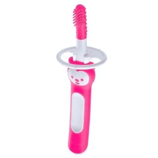 Massageador de Gengiva MAM Massaging Brush 3+ meses, rosa com 1 unidade