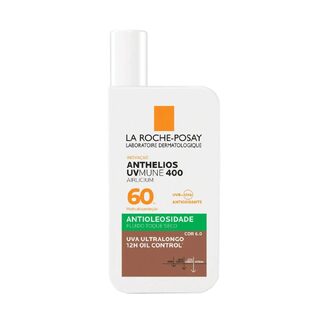 Protetor Solar Facial La Roche-Posay Anthelios UVMune 400 Airlicium Antioleosidade FPS 60 Cor 6.0, 40mL
