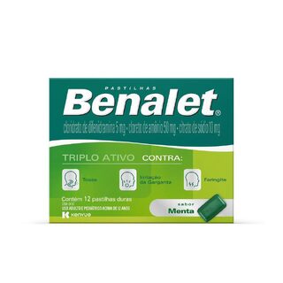 Benalet Menta, 12 pastilhas