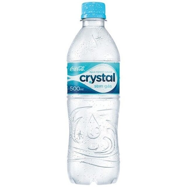 Água Mineral Crystal sem gás, pet, 1 unidade com 500mL