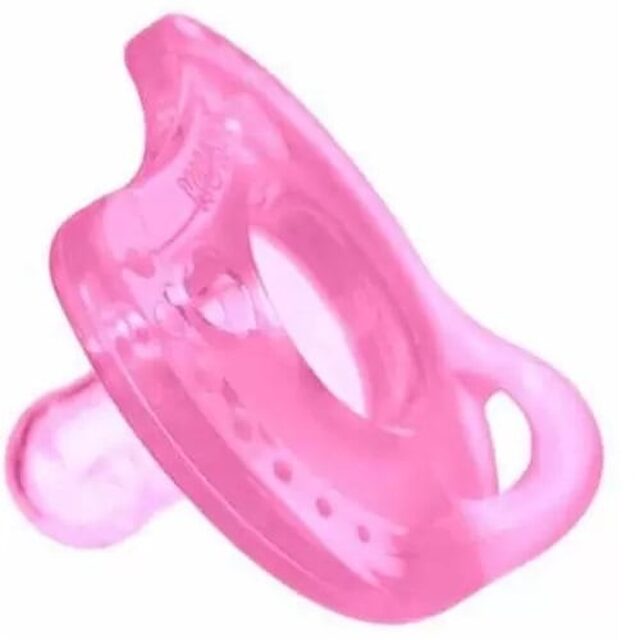 Chupeta de Silicone Kuka Soft Confort 0 a 6 meses, rosa com 1 unidade