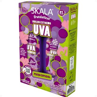 Kit Skala Frutástica Uva Shampoo 325mL + Condicionador 200mL