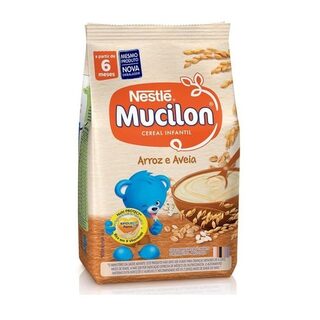 Cereal Infantil Mucilon Zero Adição de Açúcares arroz e aveia, sachê com 360g