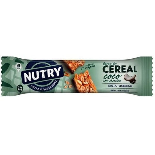 Barra de Cereal Nutry Coco com Chocolate 1 unidade com 22g