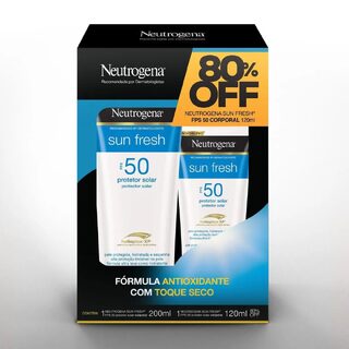 NEUTROGENA FPS 50 SUN FRESH KIT 200+120ML