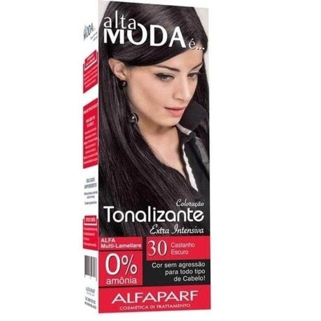 Tonalizante Alfaparf Alta Moda é nº 30 castanho escuro