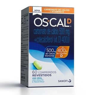 Mobility Os-cal D 500mg + 400UI, 60 comprimidos