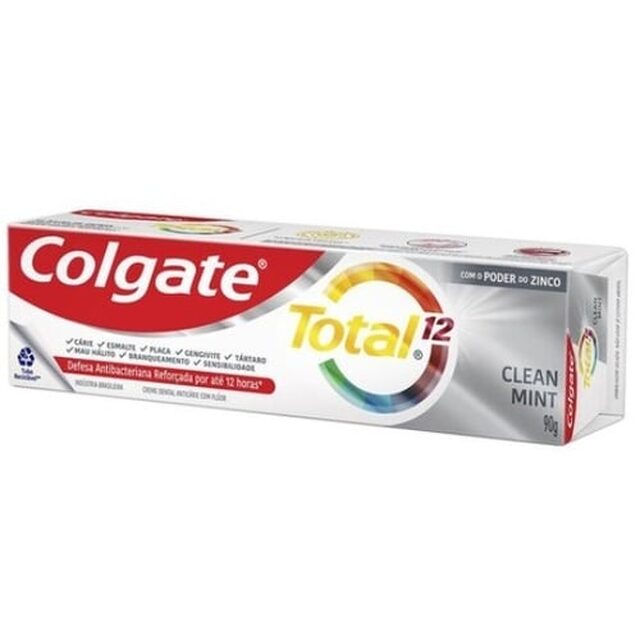 Creme Dental Anticárie Colgate Total 12 Clean Mint 1 unidade com 90g