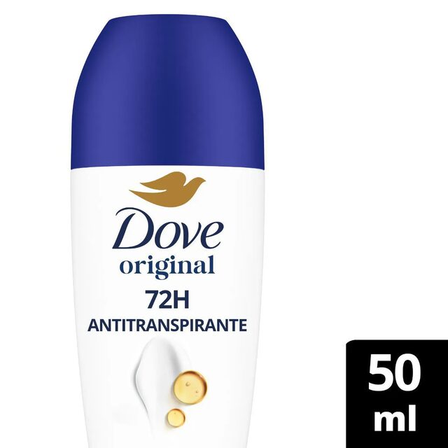 Desodorante Antitranspirante Roll-On Dove Original 50mL
