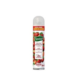 Desodorante Antitranspirante Feminino Suave frutas vermelhas e lichia, aerossol com 200mL