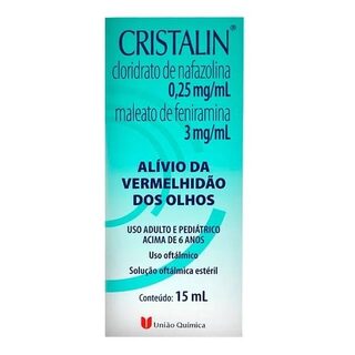 Cristalin 0,025% + 0,03%, colírio