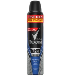 Desodorante Antitranspirante Rexona Men Active Dry aerossol, 1 unidade com 250mL