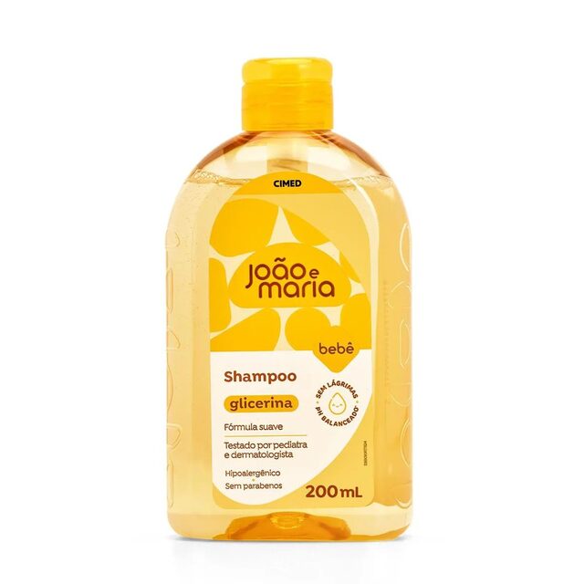 Shampoo João e Maria Bebê Glicerinado 200ml
