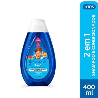 Shampoo e Condicionador Johnson's Kids 2 em 1 400ml