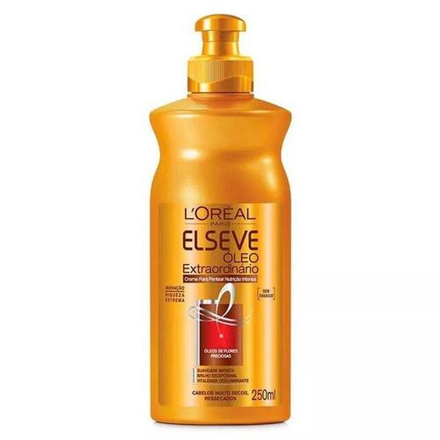 Creme de Pentear Elseve Óleo Extraordinário Nutrição Intensa, 250mL