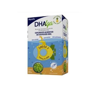 Suplemento Alimentar DHAlga, frasco âmbar com 60mL