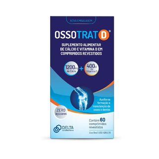 Ossotrat-D 600mg, caixa com 60 comprimidos