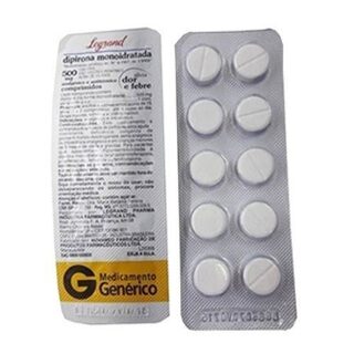 Dipirona Monoidratada Legrand 500mg, blíster com 10 comprimidos
